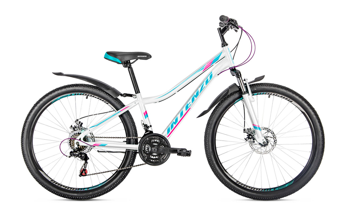 Велосипед Intenzo TERRA 26" (2021) 2021 Бело-розовый